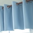 thumbnail image 3 of TERGAYEE Short Blackout Curtains,For Bedroom Adjustlabe Length Rod Pocket Thermal Insulated Kitchen/Basement/Bathroom Window Curtain Drapes,29*36in, 3 of 6