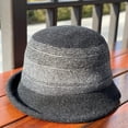 thumbnail image 4 of CoCopeaunts Bucket Hats for Women Thick Wool Cold Proof Keep Warm Winter Roll-up Edge Elegant Round Top Fisherman Hat for Girl, 4 of 8