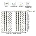 thumbnail image 5 of 320 LEDs Curtain Lights, 9.8ft x 9.8ft String Light, Waterproof, Daylight, 5 of 7