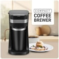 thumbnail image 3 of Elite Cuisine EHC151  Personal Coffee Maker with Stainless Steel Interior Travel Mug, 3 of 4