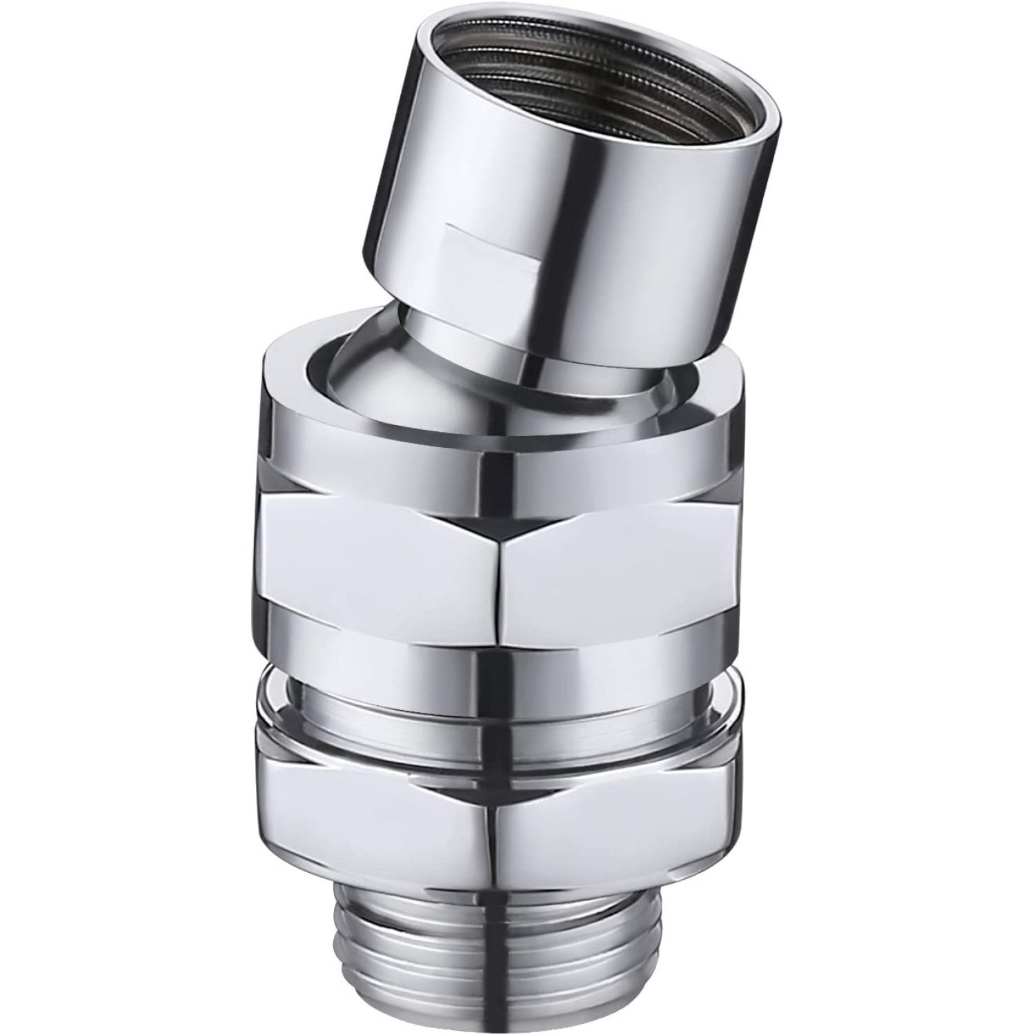 Codllyne Shower Head Swivel Ball Adapter Brass Ball Joint Adjustable