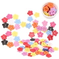 thumbnail image 2 of Botones de colores hebilla de resina de colores mezclados aplicación amplia forma de flor de cinco pétalos multifunción para entusiastas del bricolaje para coser ropa ANGGREK Otros, 2 of 8