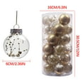 thumbnail image 7 of Christmas+Ball+Ornaments - 30Pcs Christmas Xmas Tree Bauble Hanging Home Party Ornament Decor 6cm Christmas Decorations, 7 of 7