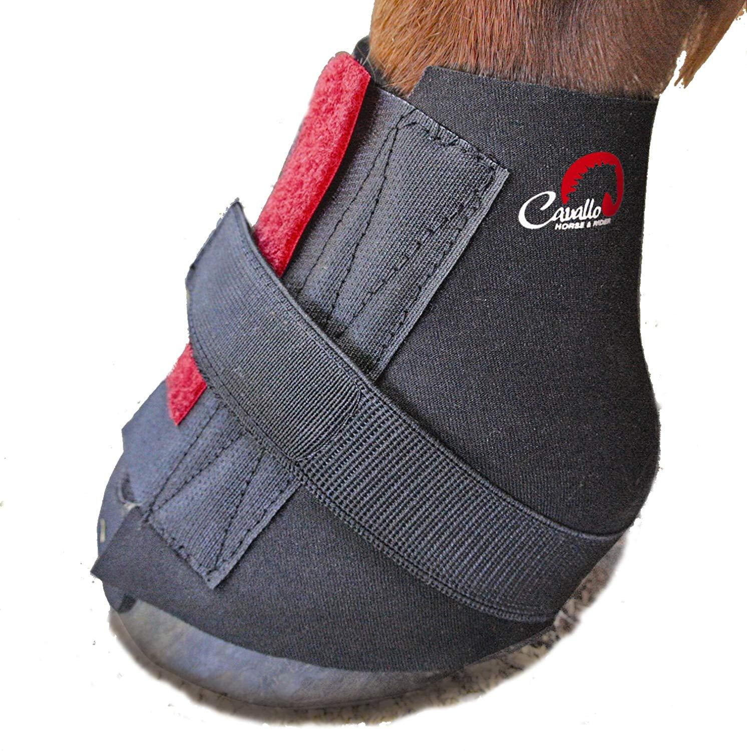 Pastern Wrap for Horse Hoof Boot, Medium, Black, Easy on