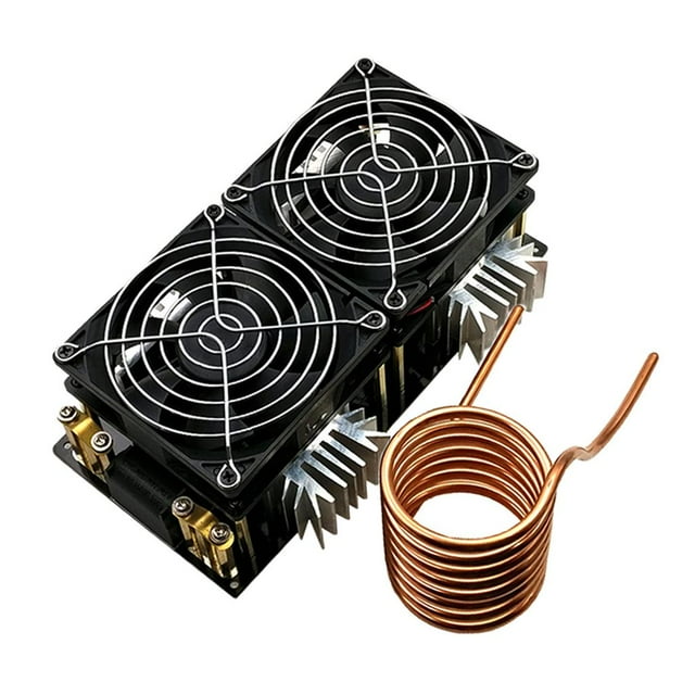 DC 12V-48V ZVS Módulo de licencia de calentamiento por inducción de 2000W 50A Calentador de controlador de con bobina Tesla shamjiam Placa de calentamiento por inducción ZVS