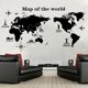 thumbnail image 3 of Calcomanías de pared de mapa mundial, artes de pared no tóxicas, impermeables para escuela, aula, oficina, 3 of 6