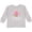 AC-Heather Grey, variant on 3rd Birthday Cupcake Girls Cute Girls Long Sleeve Toddler T-Shirt