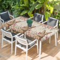 thumbnail image 2 of Easter Table Cloths for 3 Foot Rectangle Tables, Rustic Spring Rabbit Eggs Botanical Florals Herbs Patio Waterproof Elastic Fitted Tablecloths, Washable Rectangular Table Cover for Camping, 2 of 8