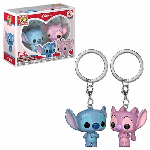 FUNKO POP! KEYCHAIN Lilo & Stitch Stitch & Angel 2PK