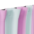 thumbnail image 4 of Mainstays Kids Blue and Purple Cabana Stripe Printed Blackout Rod Pocket with Back Tabs Single Curtain Panel, Set of 1, 38" W x 95" L, 4 of 6