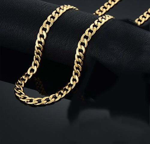 14k Gold Filled Cuban Link Chain unisex 