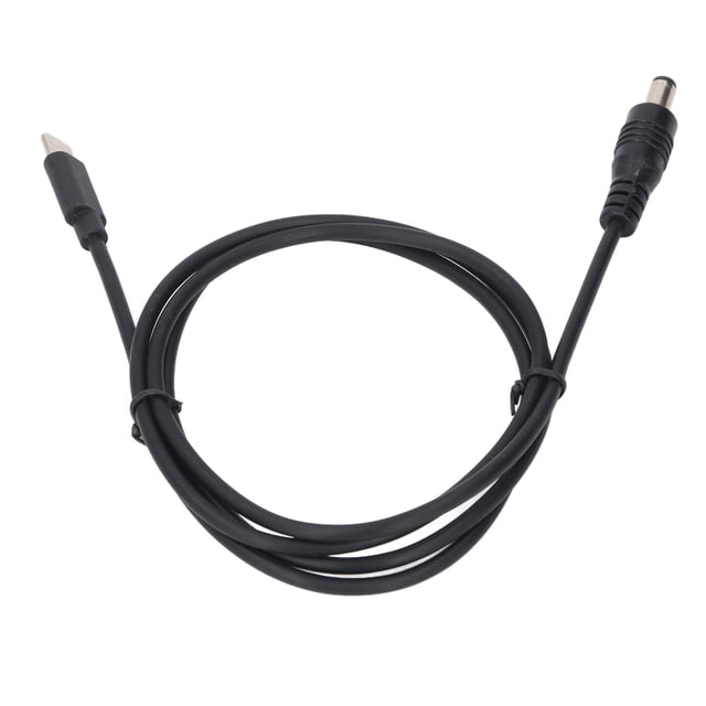 Cable, PD USB C to DC 100W Output for Mini Satellite and Laptops - Intelligent Chip, Built with Rubber and Copper