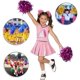 thumbnail image 5 of Pompones de animadora, Pompones de animadora con asa, Accesorios de baile Pompones de animadora, 24pcs ZZBIQS 13,86 x 12,8 x 2,56 pulgadas, 5 of 6