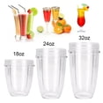thumbnail image 1 of 18/24/32oz Plastic Transparent Juicer Cup Mug Replacement for 600/900W NUTRI, 1 of 9