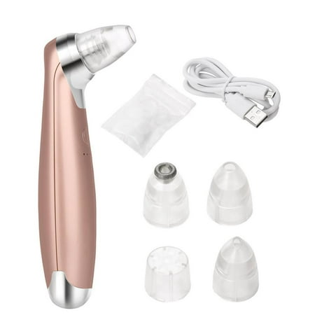3Colors Electric Blackhead Suction Removal LED Light Acne Pore Cleaner Skin Care Device, Skin Lifting Cleaner, Vacuum Blackhead Suction