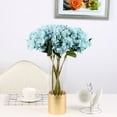 thumbnail image 4 of CSCHome 3PCS Artificial Hydrangea Flower,Faux Hydrangea Bouquet,Wedding Arrangement,Home Decoration, 4 of 10