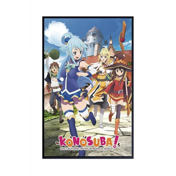 PPHAOSHO Konosuba Manga Anime TV Show Poster frameless Painting Canvas Wall Posters Art Picture Print Modern Home Decor 16x24inch