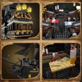 thumbnail image 3 of Pirate Ship Model Building Blocks Kits, Black Pearl Ship MOC Model Set to Build, Large Pirates Ship Boat Model Blocks Assembly Toy(5266 Pieces), 3 of 6