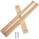 thumbnail image 1 of Sauna Sand Timer in Natural Wood with 2 Stainless Steel Screws, for Sauna, Steam Room, Showers, Bath, 15 Minutes, 1 of 3