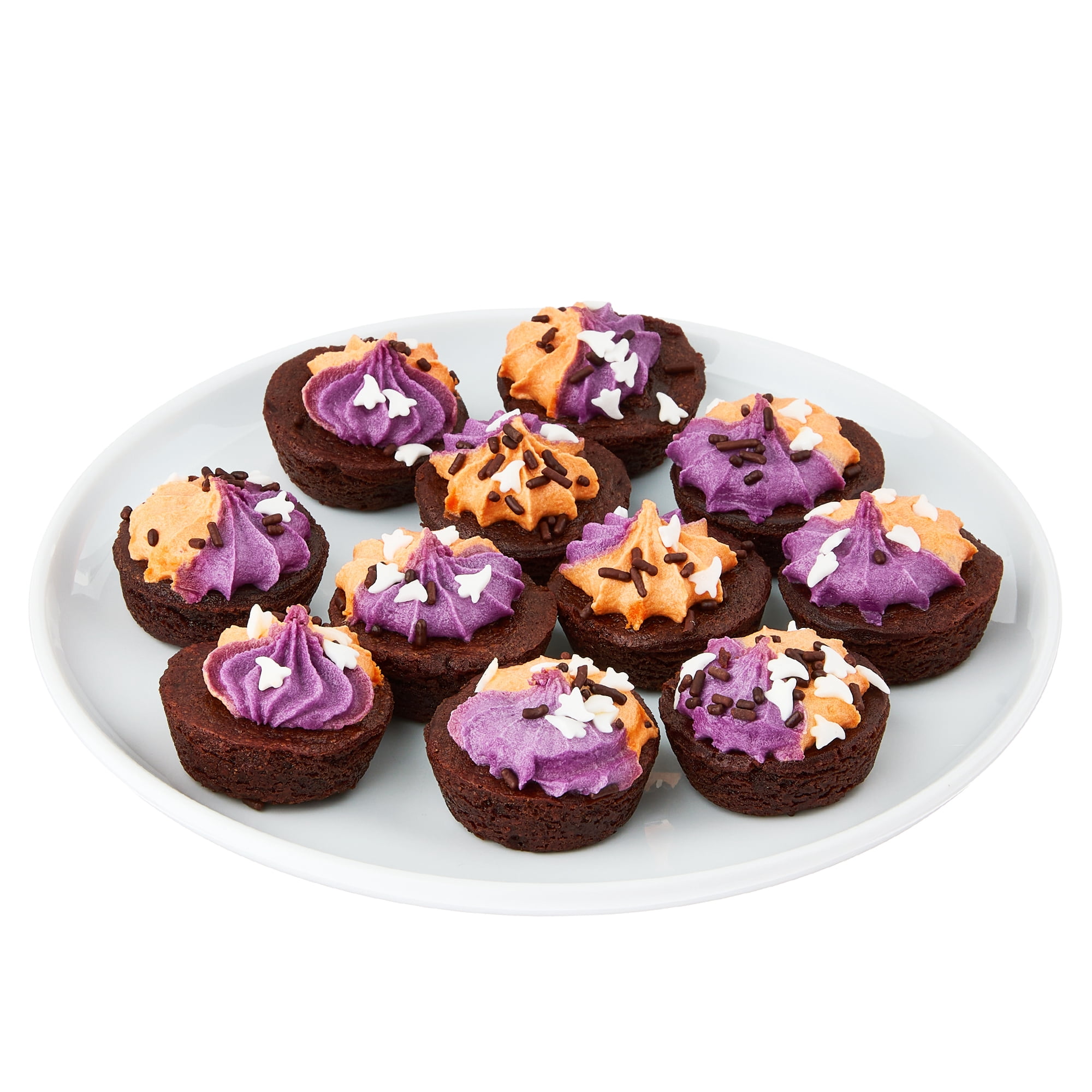 Freshness Guaranteed Halloween Iced Brownie Bites, 14.1 oz, 16 Count (Bakery Fresh, Sweet Dessert)