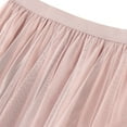 thumbnail image 6 of Gubotare Tulle Skirts for Women Long Length Tutu Fairy Tiered Skirt A Line Mesh Elastic Waist Skirts (Pink,A), 6 of 7