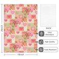 thumbnail image 2 of 2 Pcs Pioneer Flower Floral Print Pattern Kitchen Towels, Funny Microfiber Dish Towel Set, 18" X 26" Tea Towels, 2 of 6