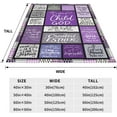 thumbnail image 3 of Christian Blanket Gift for Women, Inspirational Throw Blanket for Couch, Soft Lightweight Flannel Blanket, 30"x 40" Thoughts and Prayers Blankets for Bedroom Sofa Living Room Decoration, 3 of 18