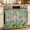 Pink, Sage, Green, variant on Oven Skirt Curtain for Kitchen 21.5x30 Inch, Pink Flamingo Rustic Oven Curtain with 8 Ribbon Ties & Ruffle Trim, Stove Skirt Curtain Dishwasher for Cabinets Sinks Tropical Summer Palm Leaves Jungle