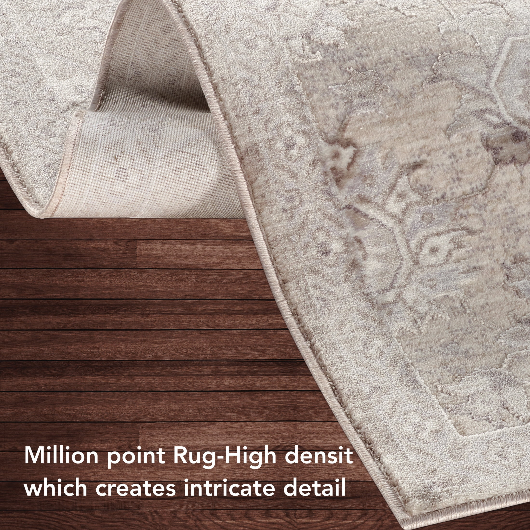 CHI Monroe Cream/Beige 6'6" x 9'6" Area Rug