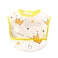 thumbnail image 1 of Seyurigaoka Baby Bib EVA Waterproof Cartoon Pictures Free Adjustment Feeding Tool, 1 of 8