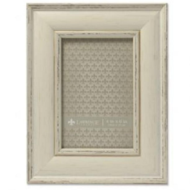 4 x 6 in. Weathered Picture Frame, Ivory