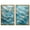 Gold Frame, variant on Glistening Layers Pair Canvas Print Modern Wall Decor Set by Art Remedy, Gallery Wrapped, 10 x 15