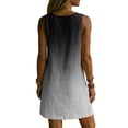 thumbnail image 7 of QUNYINEY A Line Womens Sun Dresses Sleeveless Summer Mini Gradient Tank Dress with Pockets Loose Fit V-Neck Vacation Dresses, 7 of 7