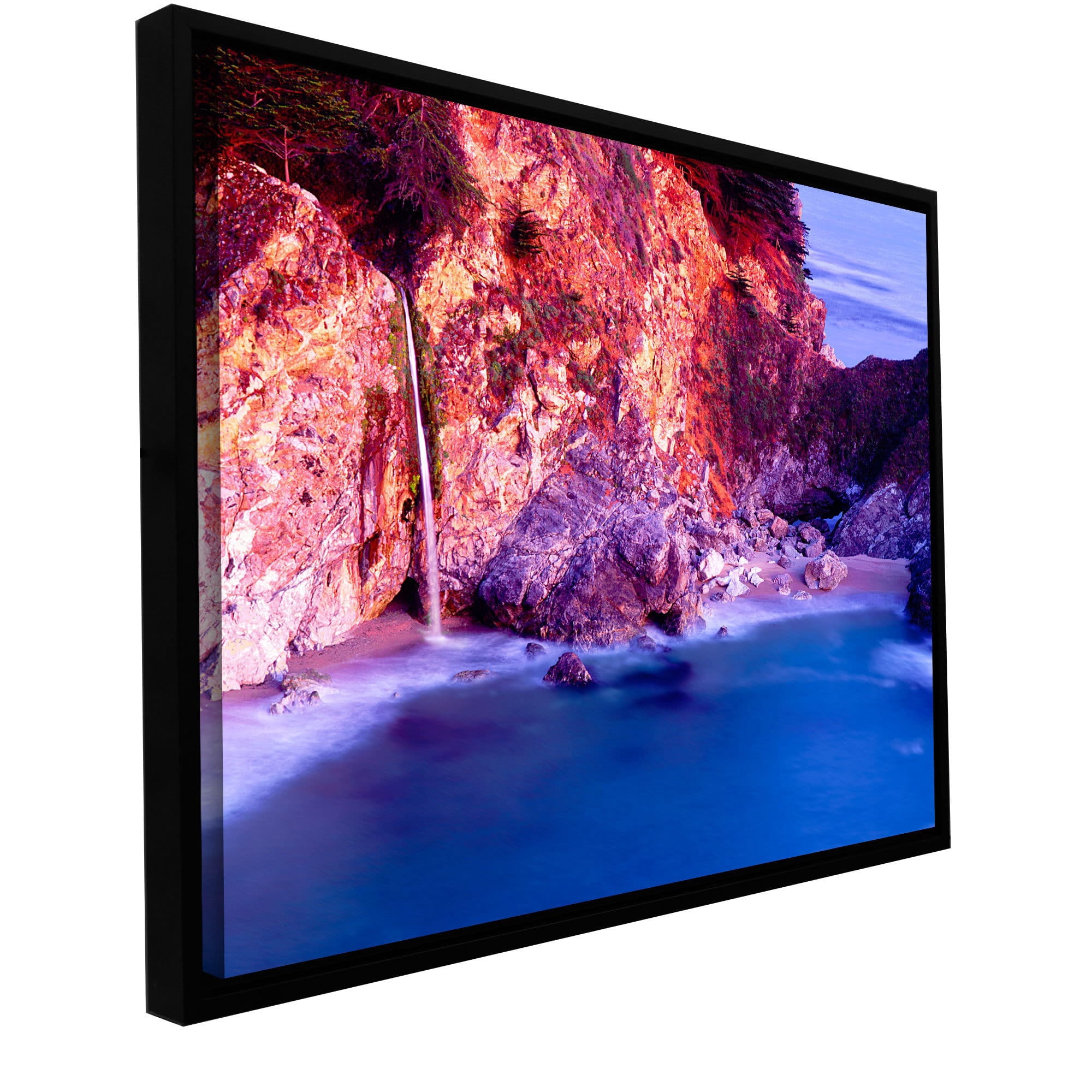 ArtWall Dean Uhlinger "California Paradise" Floater Framed Gallery-Wrapped Canvas
