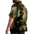 thumbnail image 3 of Saint Patrick's Day Men's Casual Hawaiian Shirts, Printed Button Down Short Sleeve Summer Beach Tops with Spread Collar - Unisex, 3 of 6