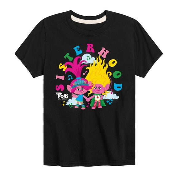 Trolls - Band Together - Sisterhood - Toddler and Youth Short Sleeve Graphic T-Shirt