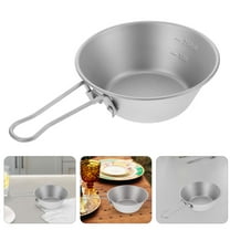 MLINS Camp Bowl Travel Cup Camping Tableware 1 Set Backpacking Portable Flatware for Outdoor Hiking Picnic