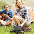 thumbnail image 1 of Phenofice 1 Set Camping Cooking Pot Set Aluminum Alloy Round for BBQ, 1 of 4