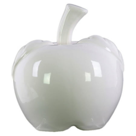 Urban Trends Collection: Ceramic Apple Figurine Gloss