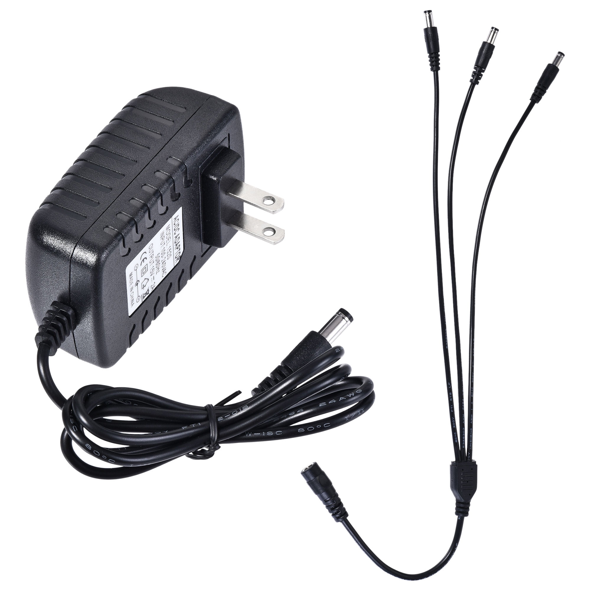 Ac Adapter 15V 2A DC Power Supply Charger AC 100-240V 50-60Hz to DC 15V 2A 30W Charger Power Supply 15V 30W 2A Ac Adapter Charger with 5.5mm x 2.5mm Plug 