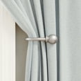 thumbnail image 2 of Mainstays Nickel Ball Curtain Rod Holdbacks (2 Count), 2 of 6