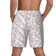 thumbnail image 4 of Fotbe Playing Rabbit Men’s Swim Trunks Quick Dry Swim Shorts Board Shorts with Mesh Lining-3X-Large, 4 of 9