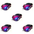 thumbnail image 2 of bedienty Universal Car Shaped Wired Optical Mouse Replacement Home Office Portable 3 Keys Gaming Computer Mice Accessories Show as Picture 5Set, 2 of 6