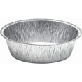 thumbnail image 6 of Displastible 10” Round Dutch Oven Liners Aluminum Pans for Cakes & Lasagna, 100-Pack, 6 of 7