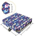 thumbnail image 3 of Dznils Toddler Booster Seat for Dining Table, with Safety Buckles, Non-Slip Bottom, Blue Elephant, 3 of 14