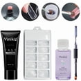 thumbnail image 2 of Poly Extension Nail Gel Set 15ml 12 Colors White Clear Crystal UV Builder Gel, 2 of 5