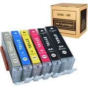 BABU 6pack Compatible Ink Cartridge Replacement For Canon PGI-270XL CLI-271XL Work With Canon PIXMA MG7720 TS8020