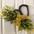 thumbnail image 1 of Flores artificiales, flores falsas, flores de imitación, juego de regalo para mujer, corona de flores para el día de San Valentín, decoración colgante para puerta, tejido de flores de simulación, vid, 1 of 6