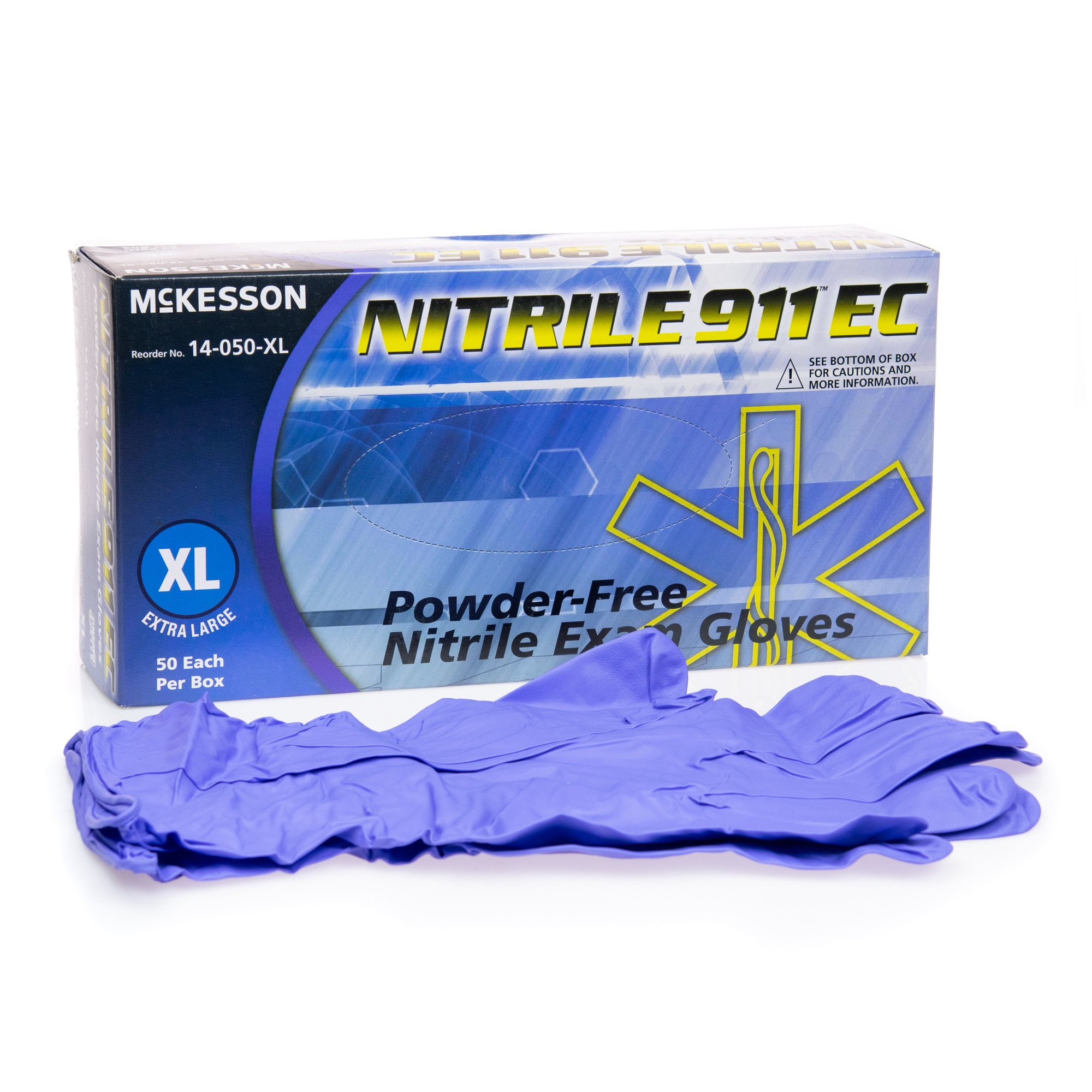 McKesson NITRILE 911 EC Exam Glove Powder Free VARIOUS 14050 Walmart