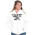 thumbnail image 4 of Do Not Carrot Beet It Vegan Pun Gym Zip Up Hoodie Men's Women's Brisco Brands S, 4 of 6